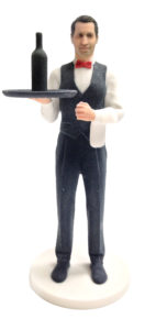 Figurine personnalisée serveur Figurine personnalisée serveur
